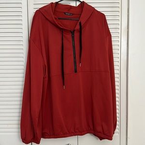 Half zip hoodie